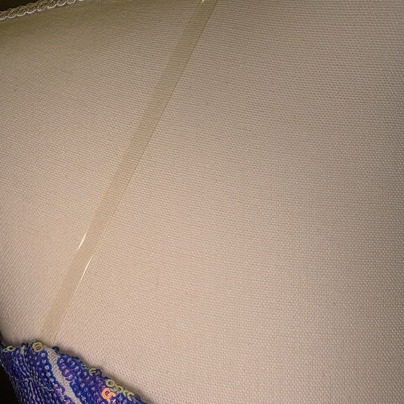 Catchall Salem Blue SPARKLY SEQUIN STRAPPY TASSEL MINI‎ DRESS Fairy Core Size S - Picture 4 of 9